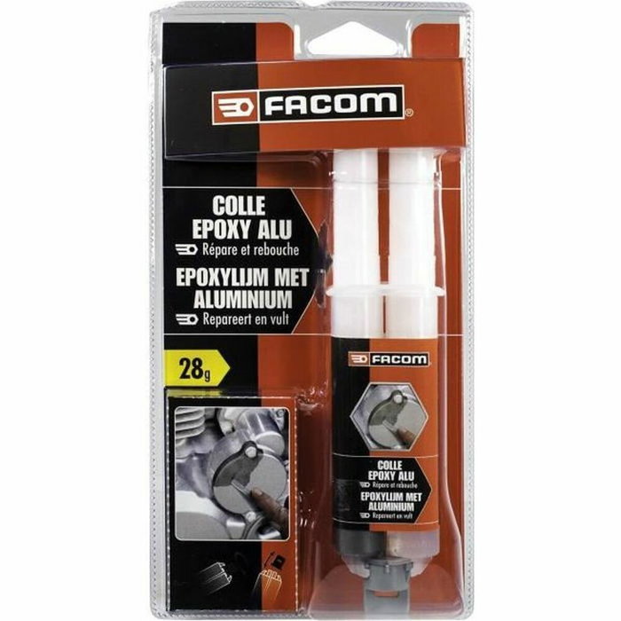 Facom Colle époxy alu bi-composant 28g Facom Colle époxy alu bi-composant 28g
