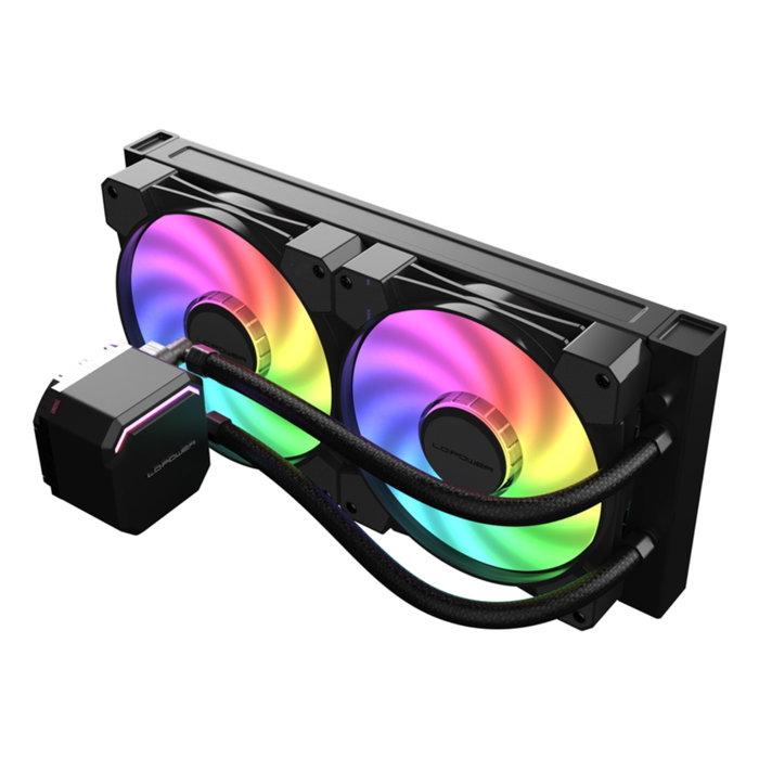 LC-Power LC-CC-280-B-ARGB Jetflow refroidissement liquide noir LC-Power LC-CC-280-B-ARGB Jetflow refroidissement liquide noir