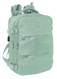Safta Sac à dos cabine voyage pour ordinateur 15,6 pouces - 29x44x19 cm, vert pastel