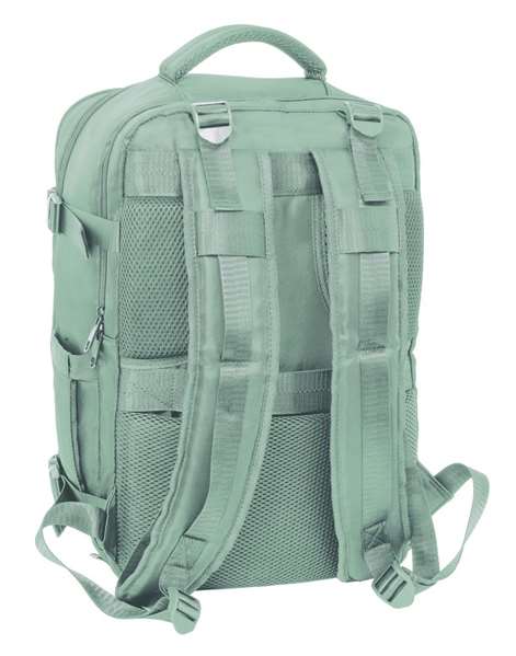 Safta Sac à dos cabine voyage pour ordinateur 15,6 pouces - 29x44x19 cm, vert pastel Safta Sac à dos cabine voyage pour ordinateur 15,6 pouces - 29x44x19 cm, vert pastel