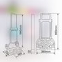 Hantums Carretilla plegable Max. 60kg