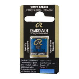 Rembrandt Aquarelle en pastille Azul Cerúleo Verdoso 598