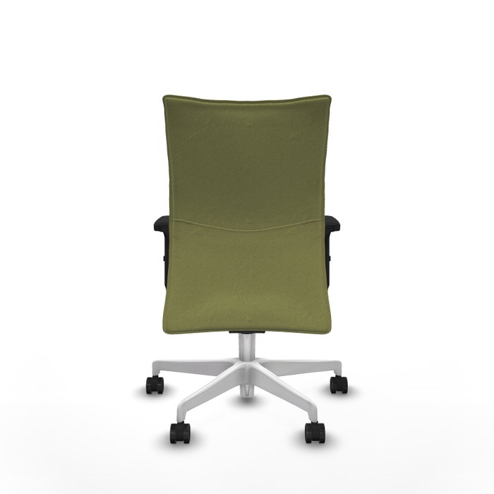 Piqueras Y Crespo Chaise Albacete Confidente, Mécanisme Synchrone, Vert olive