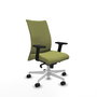 Piqueras Y Crespo Chaise Albacete Confidente, Mécanisme Synchrone, Vert olive