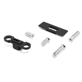 EFFEGI BREVETTI Herrajes Slimwinch Noir de type surpression pour portes descendantes