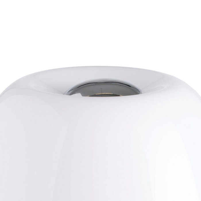 BigBuy Home Lampadaire Argenté Verre Fer 40 W