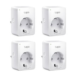 TP-Link TAPO P110 Lot de 4 prises connectées W-LAN socket P110, Blanc