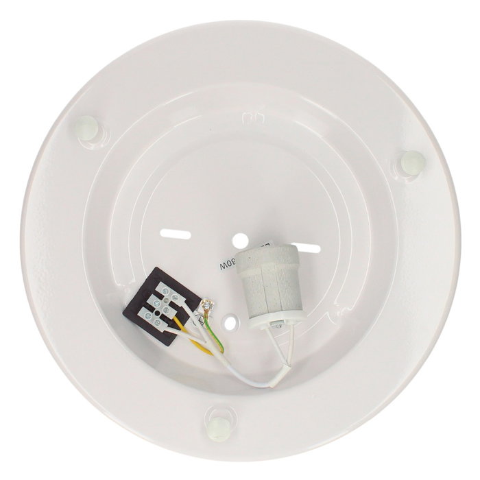 GSC Evolution Applique de plafond ronde blanche E27 (60W) inevitable