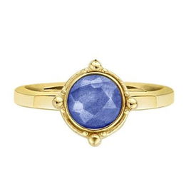 Bague Femme CO88 Collection 8CR-10020 Doré Bleu 20