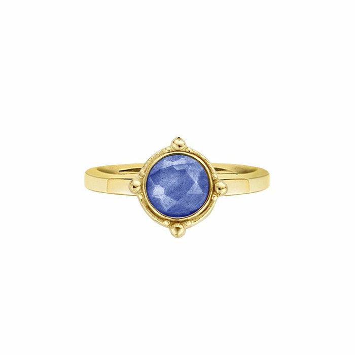 Bague Femme CO88 Collection 8CR-10020 Doré Bleu 20