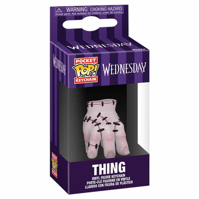 FUNKO - Porte-clés Pocket POP Miercoles Addams - Collection Mercredi Addams - Figurine mini