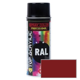 TOP ACRYLIC Spray Acrylique Rouge Rouille RAL-3009