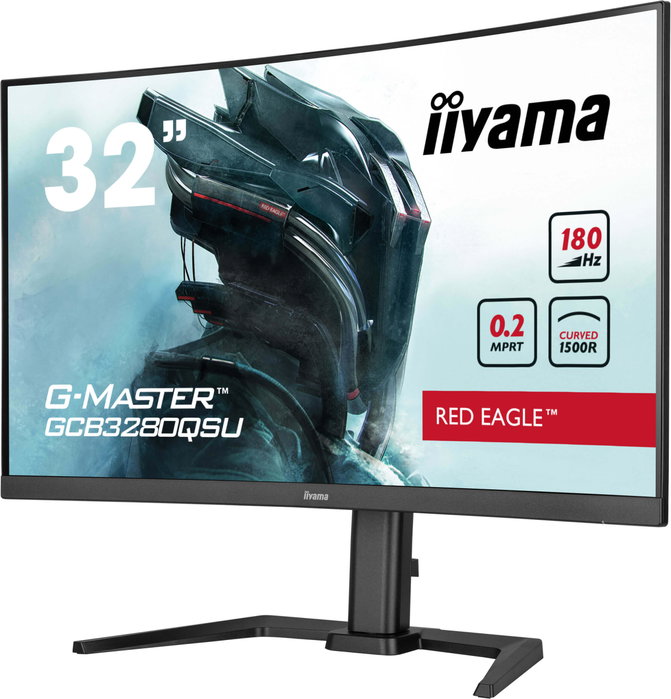 IIYAMA GCB3280QSU-B2 Écran PC Gamer Incurvé 31,5 pouces QHD 180Hz IIYAMA GCB3280QSU-B2 Écran PC Gamer Incurvé 31,5 pouces QHD 180Hz