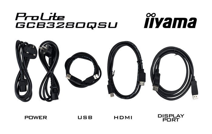 IIYAMA GCB3280QSU-B2 Écran PC Gamer Incurvé 31,5 pouces QHD 180Hz IIYAMA GCB3280QSU-B2 Écran PC Gamer Incurvé 31,5 pouces QHD 180Hz