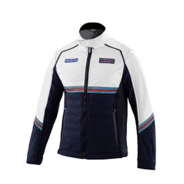 Sparco Veste Softshell Martini Racing XL Bleu Marine/Blanc