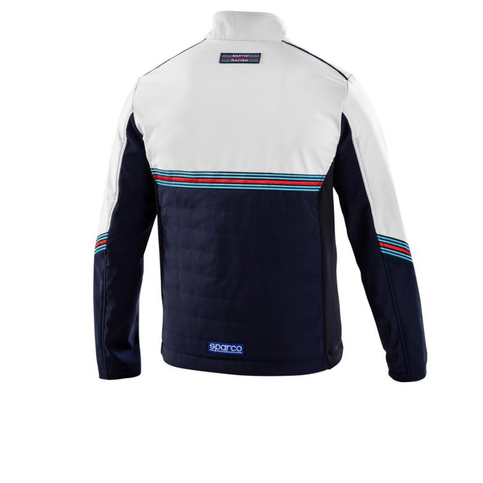 Sparco Veste Softshell Martini-R S01363MRBMBI4XL Taille XL Bleu Marine-Blanc Coupe-Vent Doublure Polaire Sparco Veste Softshell Martini-R S01363MRBMBI4XL Taille XL Bleu Marine-Blanc Coupe-Vent Doublure Polaire