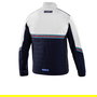 Sparco Veste Softshell Martini-R S01363MRBMBI4XL Taille XL Bleu Marine-Blanc Coupe-Vent Doublure Polaire