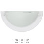 GSC Evolution Applique mural semi-circulaire blanc E27 (60W)