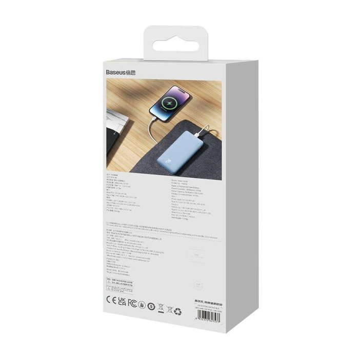 Baseus Powerbank P10022801313-00 Bleu 10000 mAh