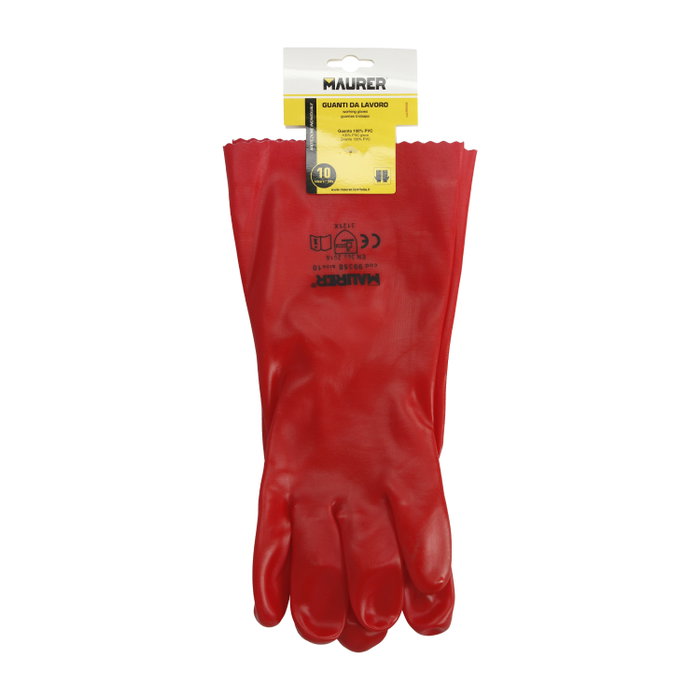 MAURER Gant Wolfpack PVC rouge 35 cm