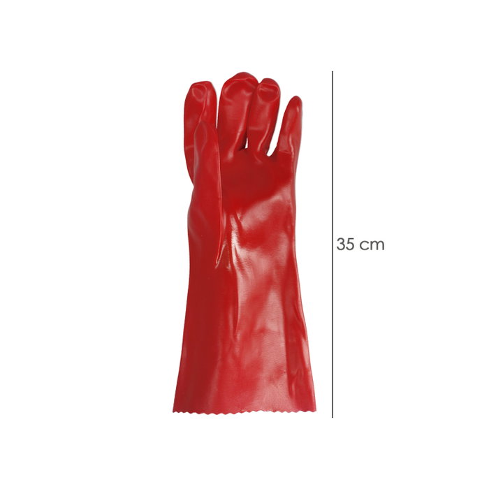 MAURER Gant Wolfpack PVC rouge 35 cm