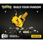 MEGA Pokémon Pikachu Coffret de Construction Rétro 400 Pièces