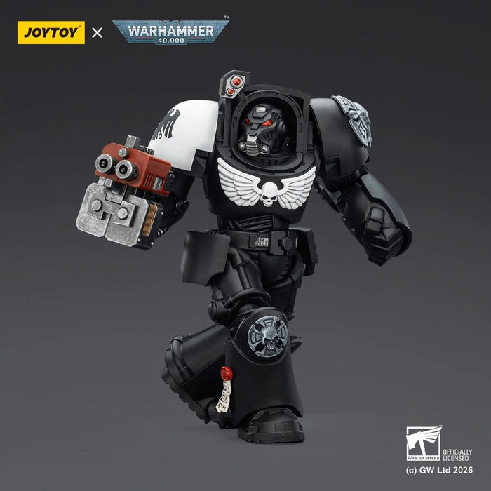 Joy Toy (CN) Warhammer 40,000 figurine Raven Guard Terminator 2 avec Power Fist et Storm Bolter 14 cm