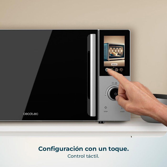 Cecotec Convection 2500 Touch Micro-ondes avec grill 25L Noir