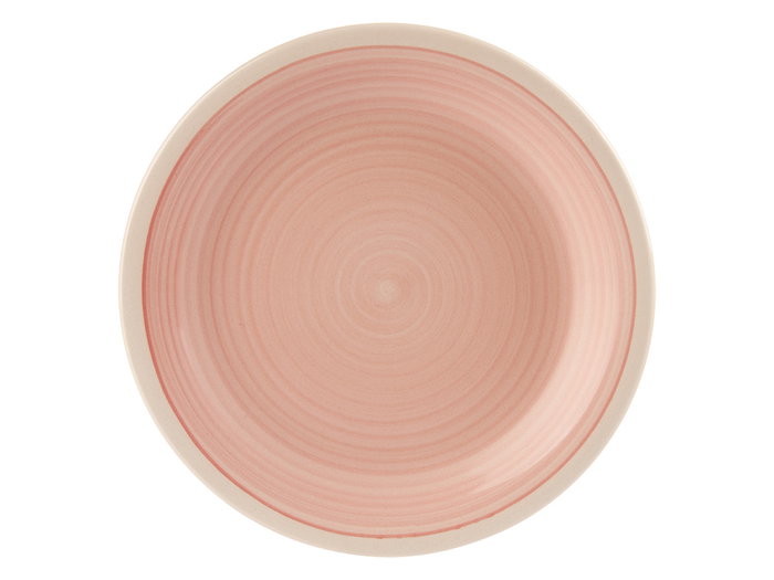 Vessia Assiette à dessert en grès rose bord 19 cm (Set de 36)