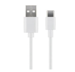MicroConnect Câble USB-C vers USB 2.0 Type A, 1m, Blanc