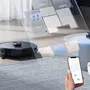 Eziclean I-BOT Z7 Smart Robot aspirateur laveur connecté avec base autonettoyante - Autonomie 240 min - Aspiration 3KPa - Jusqu'à 300 m² - Bac eau/saleté 3L