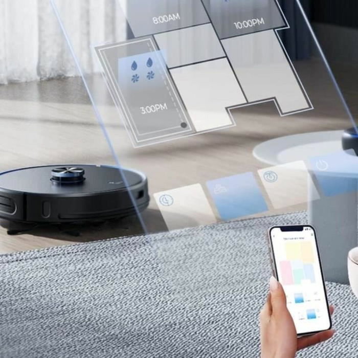 Eziclean I-Bot Z7 Smart - Robot Aspirateur Laveur Connecté