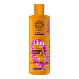 Natura Siberica Oblepikha Acondicionateur Co-Wash Curl Control - Revitalisant sans rinçage pour boucles, vegan, sans SLS ni parabènes, 400 ml