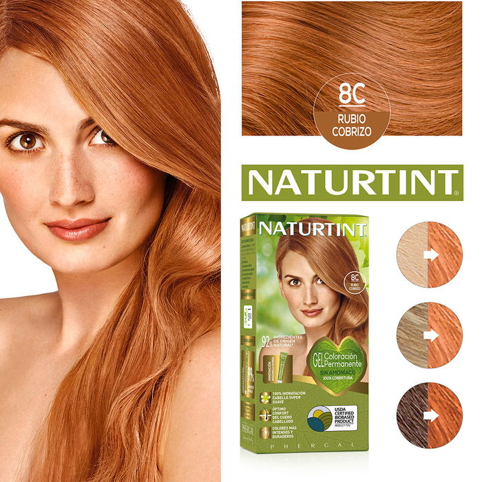 Naturtint Coloration sans ammoniaque #8C Blond cuivré 170 ml