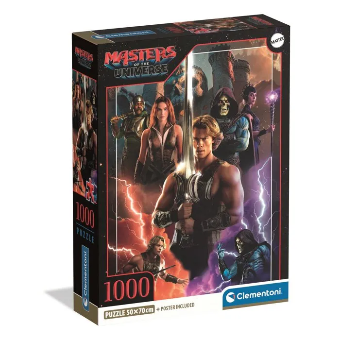 Clementoni Puzzle 1000 pièces - Masters of the Universe Movie Clementoni Puzzle 1000 pièces - Masters of the Universe Movie