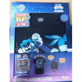 Funko Pop & Tee LeBron James Space Jam Looney Tunes avec t-shirt taille S