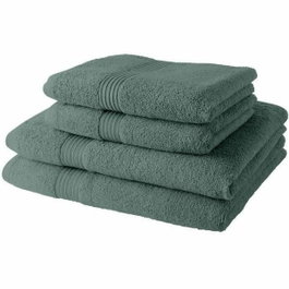Today Ensemble de 4 serviettes et draps de bain Céladon
