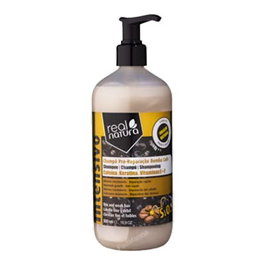 Real Natura Shampooing Sans Sel Pro-Réparation Bomba Café 500ml