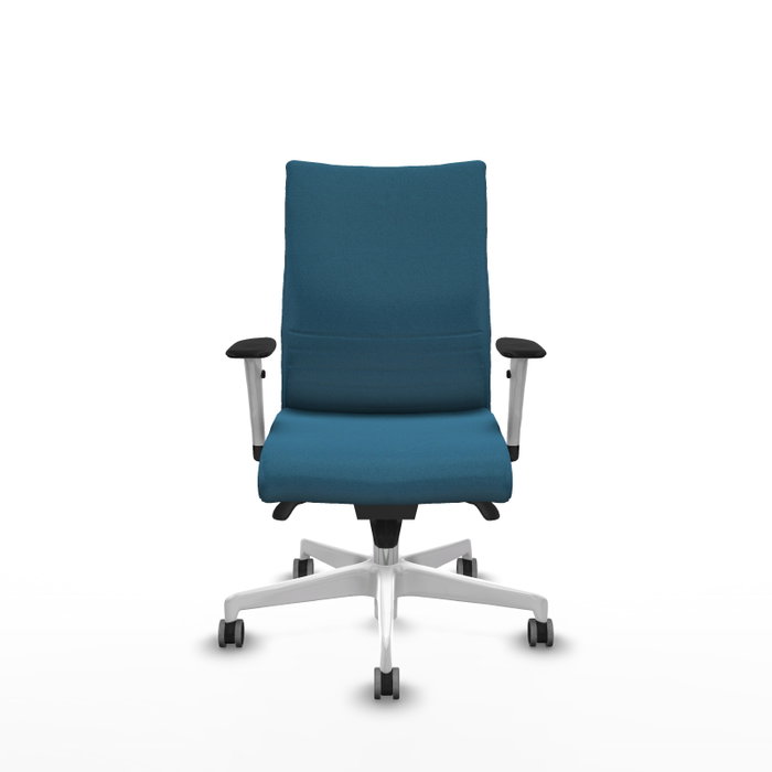 Piqueras Y Crespo Chaise de bureau Albacete, Vert pétrole, mécanisme Synchro