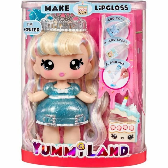 Yummiland Poupée Callie 25 cm avec animal de compagnie et baume à lèvres Yummiland Poupée Callie 25 cm avec animal de compagnie et baume à lèvres
