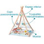 BigBuy Kids Tapis de jeu Teepee-mantita de forêt