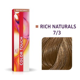 Wella Professionals Color Touch - Teinture capillaire semi-permanente sans ammoniaque - 7/3 Medium Gold Blonde - 60 ml pour cheveux