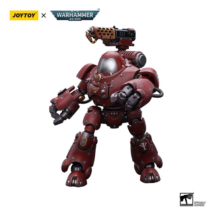 Joy Toy (CN) Warhammer 40k figurine 1/18 Adeptus Mechanicus Kastelan Robot avec Incendine Combustor 12 cm