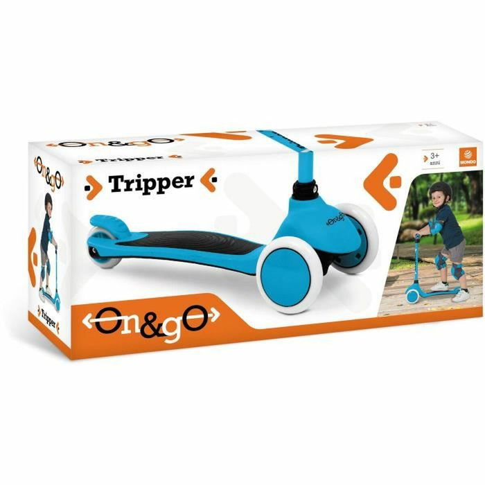 Mondo On and Go Tripper Trottinette 3 roues inversées Bleu / Noir