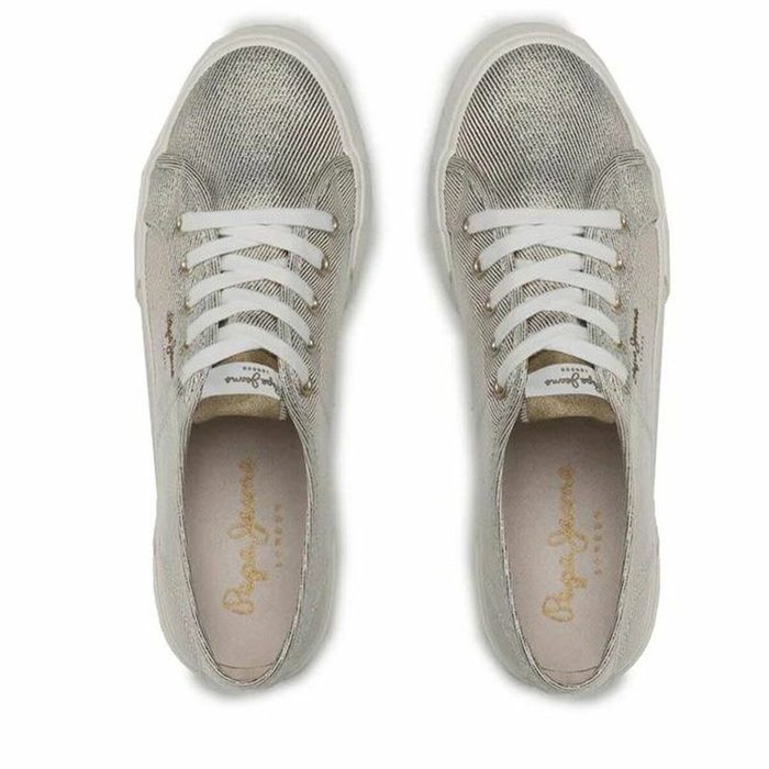 Chaussures de sport pour femme Pepe Jeans Brady Party Ocre Chaussures de sport pour femme Pepe Jeans Brady Party Ocre