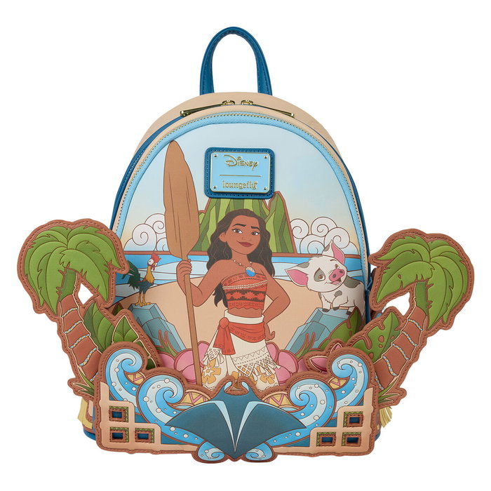 Loungefly Sac à dos Disney Vaiana Moana 26 cm - Dimensions: 22,86 x 11,43 x 26,67 cm
