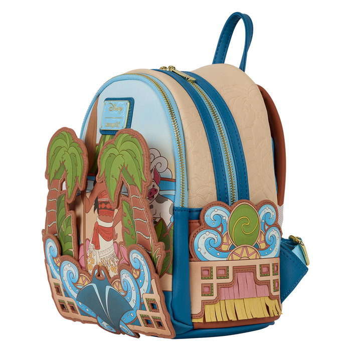 Loungefly Sac à dos Disney Vaiana Moana 26 cm - Dimensions: 22,86 x 11,43 x 26,67 cm