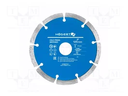 HÖGERT TECHNIK Disque diamant à couper Ø 125mm 22,23mm