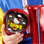 LOUNGEFLY Sac à dos Hello Kitty 50th Anniversary avec monedero extraíble, 27.5x32.5x10cm, herrajes dorados, correa ajustable et forro a juego