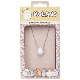 THE CARAT SHOP - Pendentif Charm 3D Molang en Alliage de Zinc, 93% Zinc + 3% Cuivre + 4% Aluminium